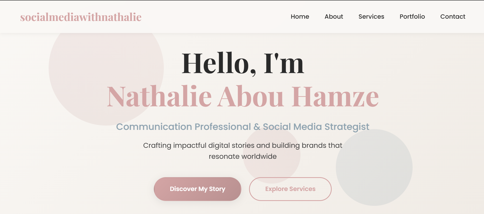 Nathalie Abou Hamze Portfolio